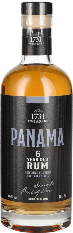 79,95 € Бесплатная доставка | Ром ‎1731 Fine & Rare Panama Old Single Origin Белиз 6 Лет бутылка 70 cl