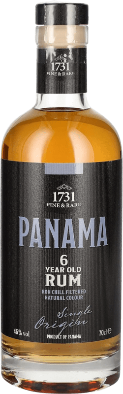47,95 € Free Shipping | Rum 1731 Fine & Rare Panama Single Origin Old Belize 6 Years 70 cl