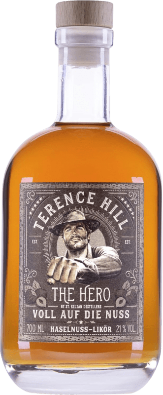 38,95 € Envío gratis | Licores St. Kilian Terence Hill The Hero Voll Alemania 70 cl Haselnuss — Avellana