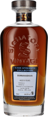 106,95 € Бесплатная доставка | Виски смешанные Signatory Vintage Cask Strength Collection at Bunnahabhain Объединенное Королевство 9 Лет бутылка 70 cl