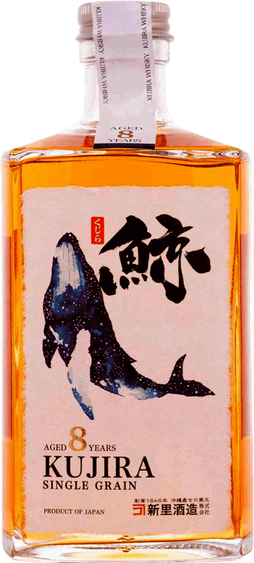 119,95 € Free Shipping | Single Malt Whisky Kujira Japan 8 Years Medium Bottle 50 cl