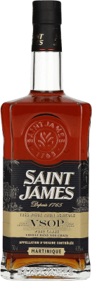 52,95 € 免费送货 | 朗姆酒 Plantations Saint James Trés Vieux Agricole VSOP 马提尼克 瓶子 70 cl