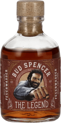 12,95 € Envio grátis | Licores St. Kilian Bud Spencer The Legend Feuerwasser Chili Zimt Likör Alemanha Garrafinha Miniatura 5 cl