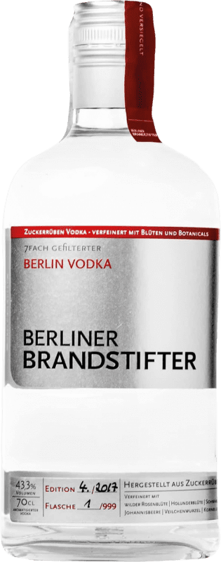 57,95 € Бесплатная доставка | Водка The Berliner Brandstifter Германия 70 cl