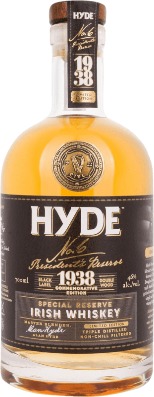 65,95 € Envoi gratuit | Blended Whisky Hyde Nº 6 President's 1938 Commemorative Special Edition Réserve Irlande Bouteille 70 cl