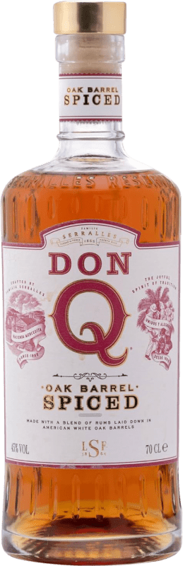 88,95 € Free Shipping | Rum Seralles Don Q Puerto Rico 70 cl Spiced