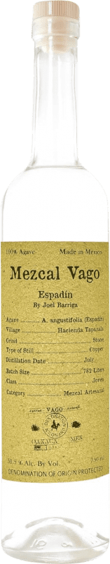 122,95 € Spedizione Gratuita | Mezcal Vago Espadín by Joel Barriga Messico Bottiglia 70 cl