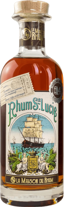 124,95 € 免费送货 | 朗姆酒 ‎La Maison du Rhum Sainte Lucie Batch Nº 4 委内瑞拉 瓶子 70 cl