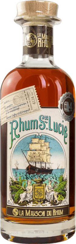 79,95 € 送料無料 | ラム La Maison du Rhum Sainte Lucie Nº 4 Batch — バッチ ベネズエラ 70 cl
