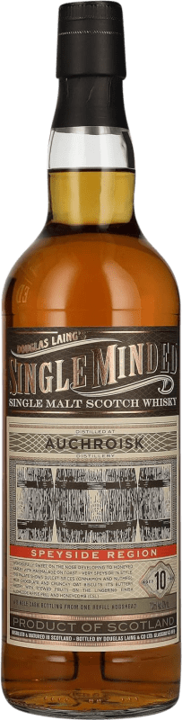 84,95 € Envoi gratuit | Single Malt Whisky Douglas Laing's Auchroisk Single Minded Royaume-Uni 10 Ans Bouteille 70 cl