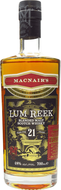 318,95 € 免费送货 | 威士忌混合 MacNair's Lum Reek 英国 21 岁 瓶子 70 cl