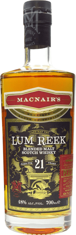 318,95 € Kostenloser Versand | Whiskey Blended MacNair's Lum Reek Großbritannien 21 Jahre Flasche 70 cl