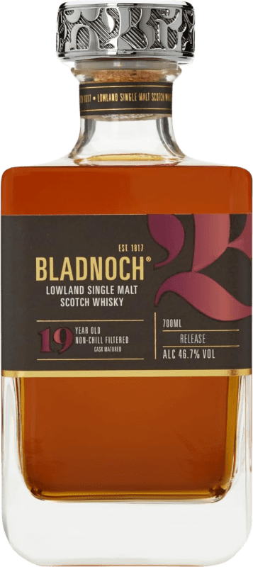 197,95 € Envío gratis | Whisky Single Malt Bladnoch Lowlands Reino Unido 19 Años Botella 70 cl