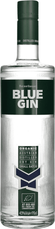 79,95 € Spedizione Gratuita | Gin Reisetbauer Blue Organic Austria Bottiglia 70 cl