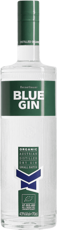 79,95 € Envío gratis | Ginebra Reisetbauer Blue Organic Austria Botella 70 cl