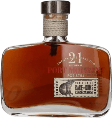 264,95 € Envio grátis | Rum Rum Nation Port Mourant Rare Reunião 21 Anos Garrafa Medium 50 cl