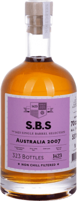 Rhum 1423 World Class Spirits S.B.S Australia Single Barrel — Fût Unique, Sélection 70 cl