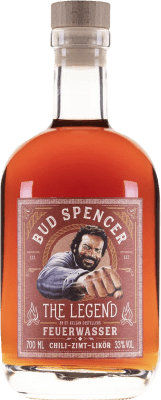 54,95 € Бесплатная доставка | Ликеры ‎St. Kilian Bud Spencer The Legend Feuerwasser Chili-Zimt-Likör Германия бутылка 70 cl