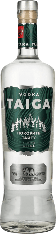 28,95 € Envío gratis | Vodka Taiga Shtof Rusia Botella 70 cl