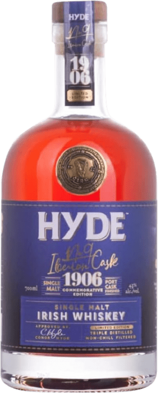 72,95 € 送料無料 | ウイスキーシングルモルト Hyde Nº9 Iberian Cask 1906 Commemorative Edition アイルランド ボトル 70 cl