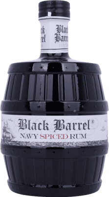 61,95 € 送料無料 | ラム A.H. Riise Black Barrel Navy Spiced Old Edition デンマーク ボトル 70 cl