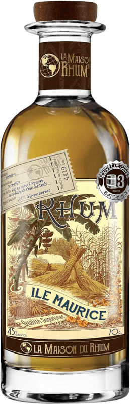 82,95 € Envio grátis | Rum La Maison du Rhum Île Maurice Nº 3 Batch Venezuela 70 cl