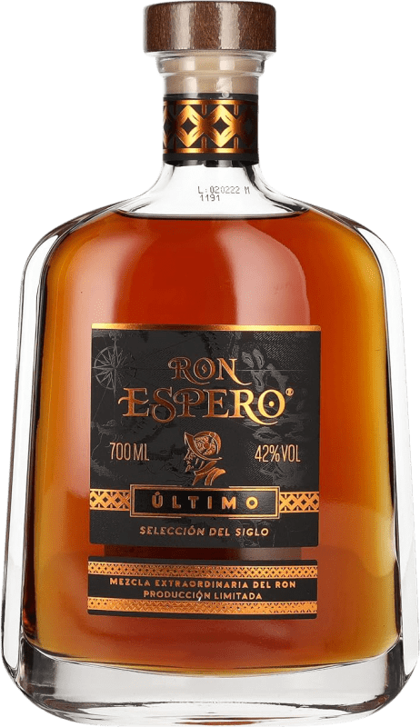 56,95 € Бесплатная доставка | Ром Espero Último Selección del Siglo Доминиканская Респблика бутылка 70 cl