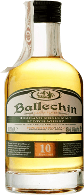 41,95 € Kostenloser Versand | Whiskey Single Malt Edradour Ballechin Großbritannien 10 Jahre Miniaturflasche 2 cl