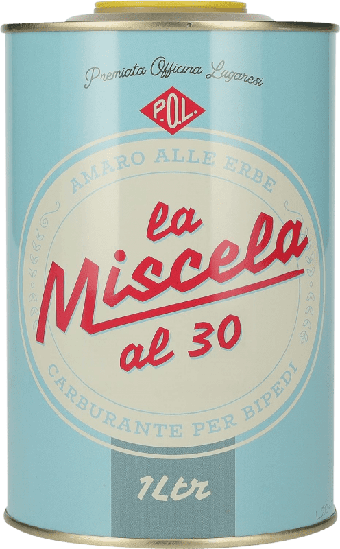 61,95 € Spedizione Gratuita | Amaretto Miscela 30. Amaro Italia Bottiglia 1 L