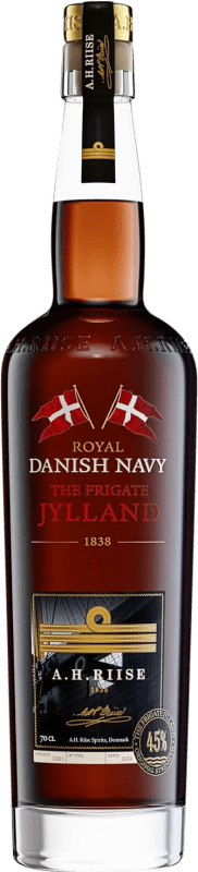 92,95 € 送料無料 | ラム A.H. Riise Royal Danish Navy The Frigate Jylland デンマーク ボトル 70 cl