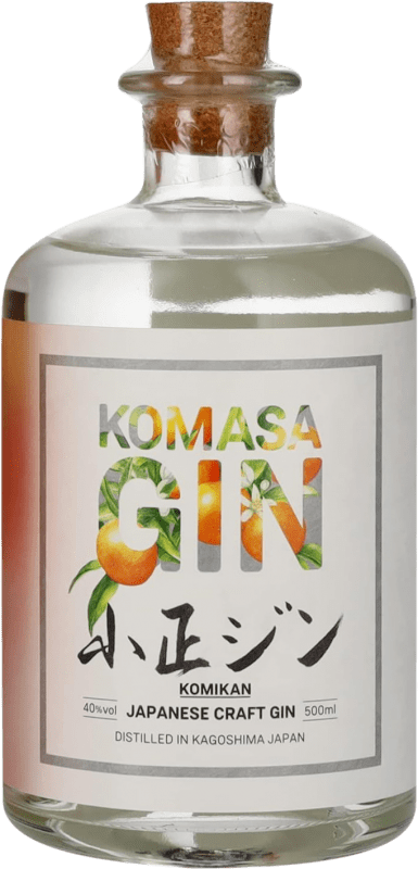 47,95 € 免费送货 | 金酒 Gin Komasa Sakurajima Komikan 日本 中瓶装 50 cl