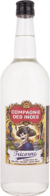 35,95 € Envio grátis | Rum Compagnie des Indes Tricorne Blended White Estados Unidos Garrafa 1 L