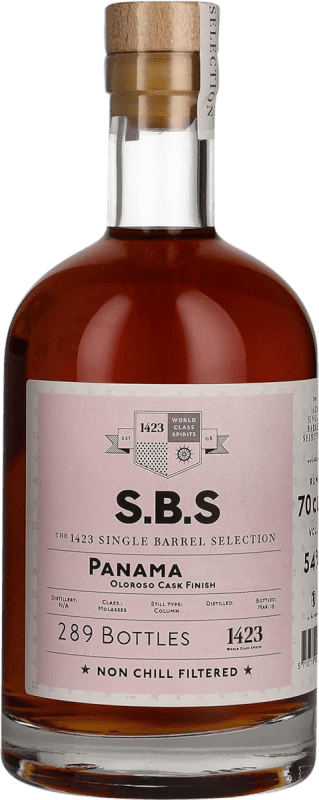 142,95 € 送料無料 | ラム 1423 World Class Spirits S.B.S Panama Oloroso Cask Finish トリニダード・トバゴ ボトル 70 cl