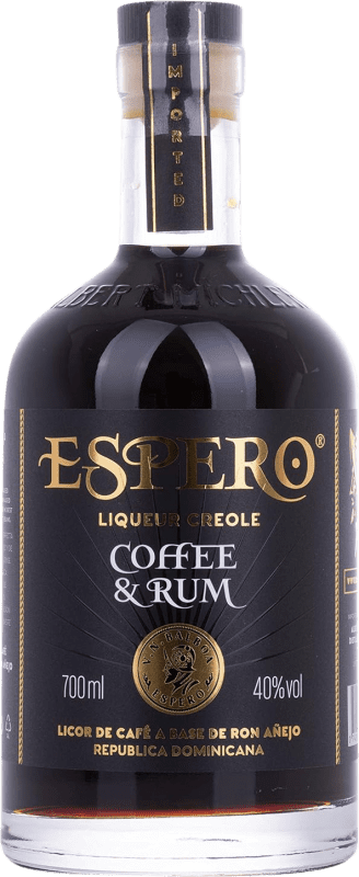 37,95 € Бесплатная доставка | Ром Espero Coffee & Rum Creole Доминиканская Респблика бутылка 70 cl