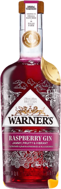 42,95 € 免费送货 | 金酒 Falls Farm Warner's Raspberry 英国 瓶子 70 cl