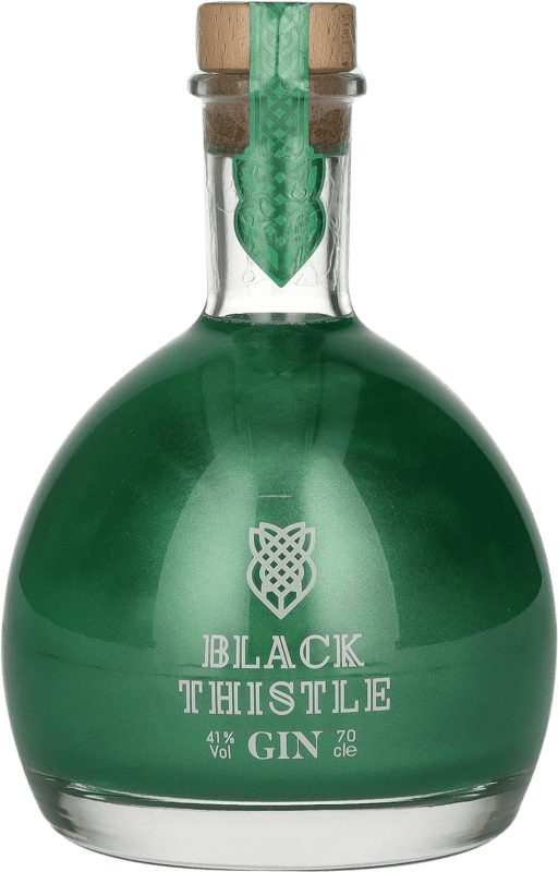 45,95 € Envio grátis | Genever Gin Black Thistle Mist Green — Verde Reino Unido 70 cl
