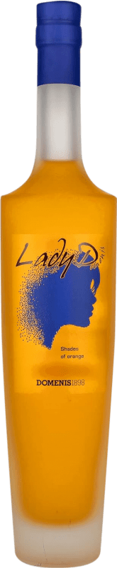 29,95 € Free Shipping | Liqueurs Domenis 1898 Lady D Shades Italy Medium Bottle 50 cl Orange