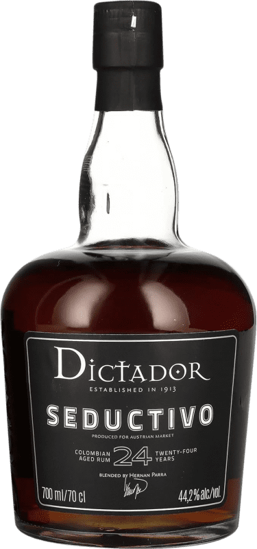 186,95 € Envío gratis | Ron Dictador Seductivo Colombia 24 Años Botella 70 cl