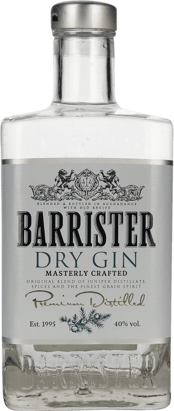 42,95 € Envio grátis | Gin Ladoga Barrister Federação Russa Garrafa 70 cl