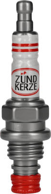 32,95 € Spedizione Gratuita | Scatola da 20 unità Liquori Krugmann Zündkerze Energy Taste Germania Bottiglietta Mignon 2 cl