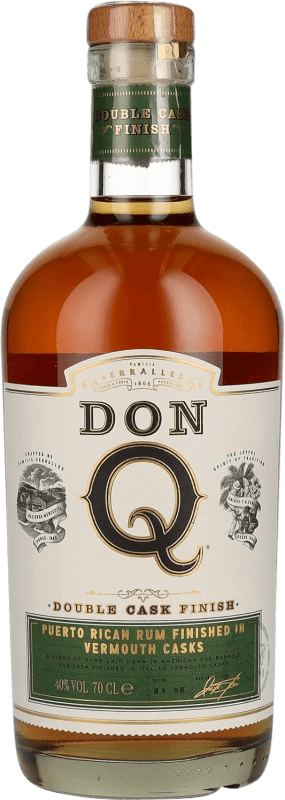 46,95 € Free Shipping | Rum Seralles Don Q Double Aged Vermouth Cask Finish Puerto Rico Bottle 70 cl