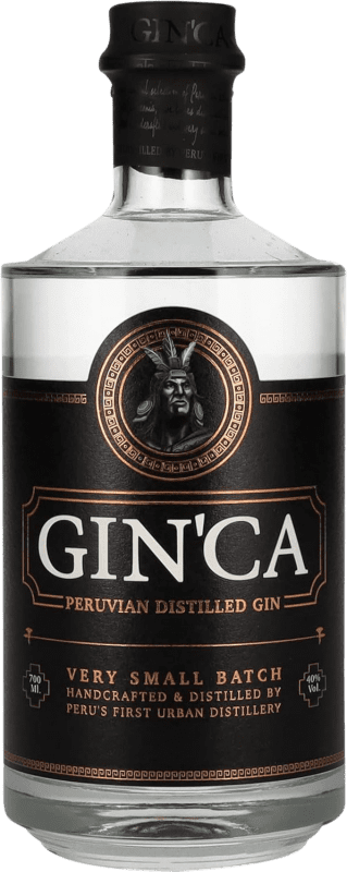 74,95 € Envío gratis | Ginebra Amazonian Gin. Gin'ca España Botella 70 cl