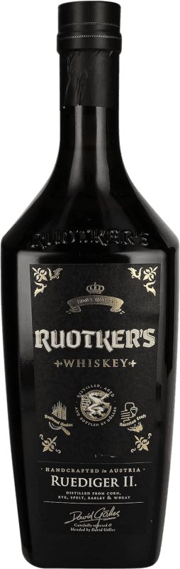 54,95 € Free Shipping | Blended Whisky Ruotker's Ruediger II Austria 70 cl