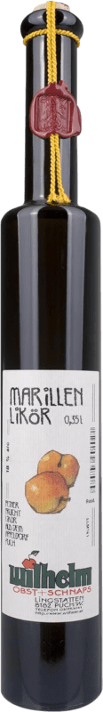 22,95 € Envío gratis | Licores Wilhelm Austria Botellín Tercio 35 cl Marille — Albaricoque