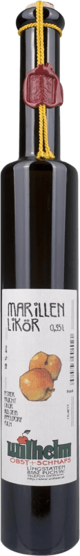 32,95 € Envío gratis | Licores Wilhelm Marillenlikör Austria Botellín Tercio 35 cl