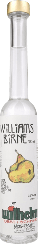 24,95 € Envío gratis | Licores Wilhelm Williamsbrand Austria Botellín Miniatura 10 cl