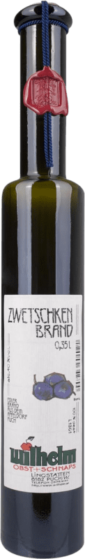 26,95 € Envío gratis | Licores Wilhelm Zwetschkenbrand Austria Botellín Tercio 35 cl