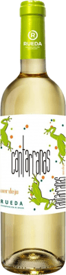 8,95 € Envio grátis | Vinho Branco Cuatro Rayas Cantarranas D.O. Rueda Castela e Leão Espanha Verdejo 75 cl