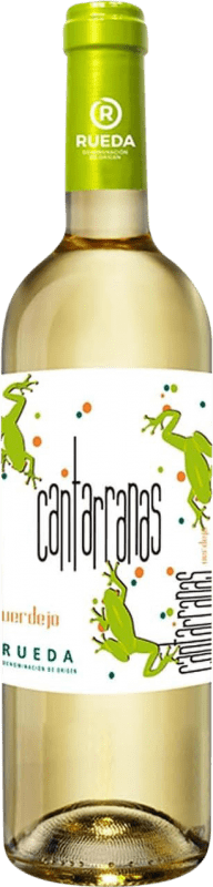 8,95 € Spedizione Gratuita | Vino Bianco Cuatro Rayas Cantarranas D.O. Rueda Castilla y León Spagna Verdejo Bottiglia 75 cl