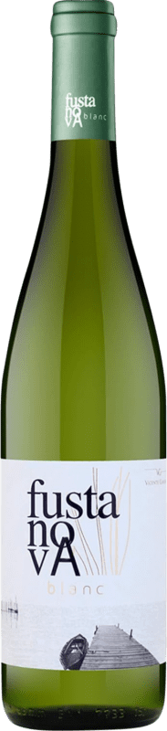 10,95 € Envio grátis | Vinho branco Vicente Gandía Fusta Nova Blanco D.O. Valencia Comunidade Valenciana Espanha Macabeo, Chardonnay, Mascate Garrafa 75 cl